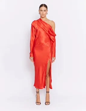 SUKIE MIDI DRESS | CAPSICUM
