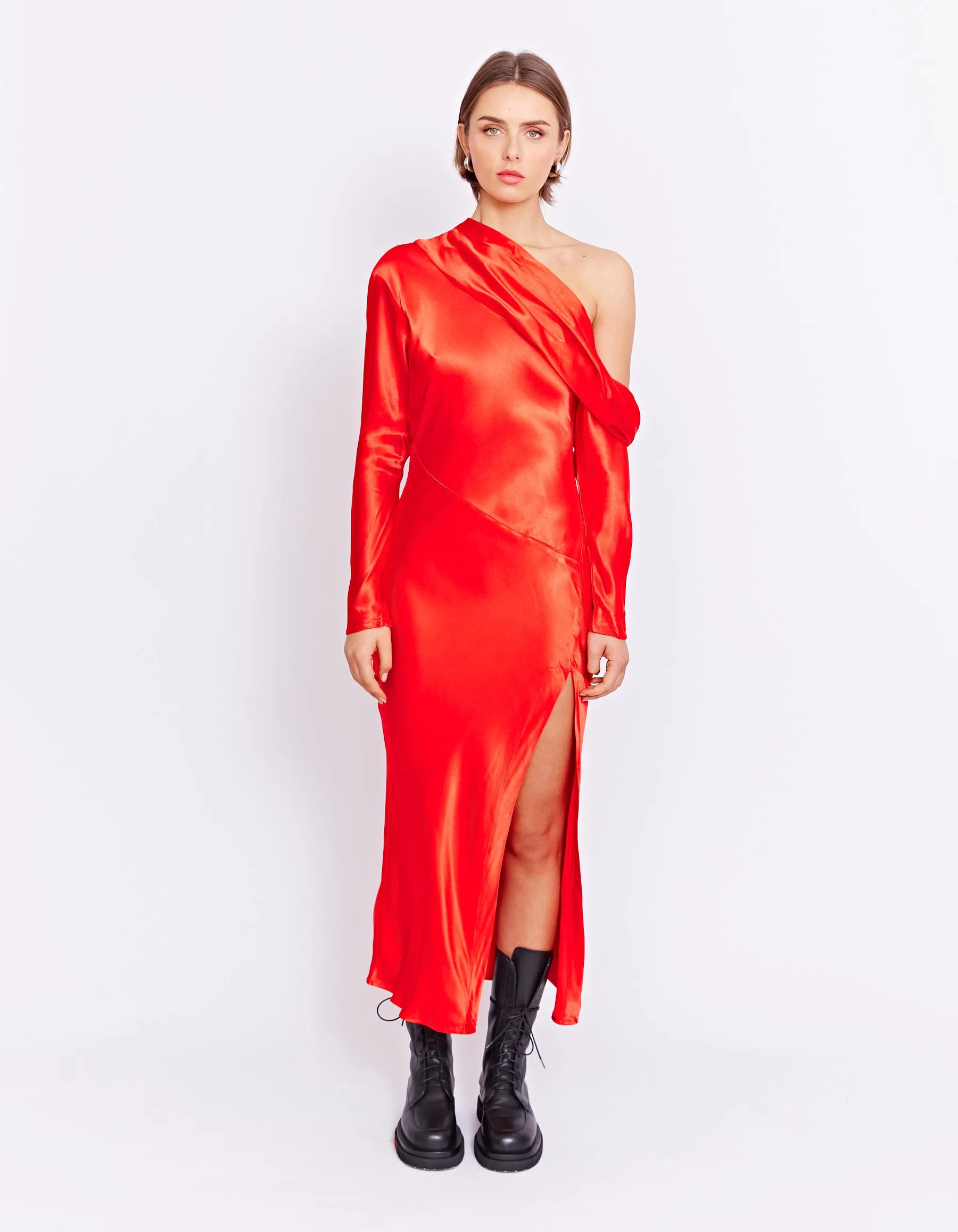 SUKIE MIDI DRESS | CAPSICUM