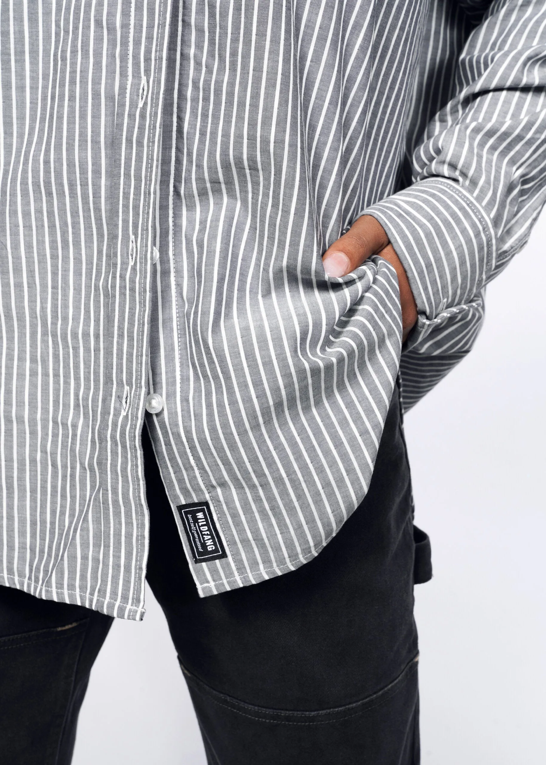 The Essential Long Sleeve Oversized Wrap Button Up