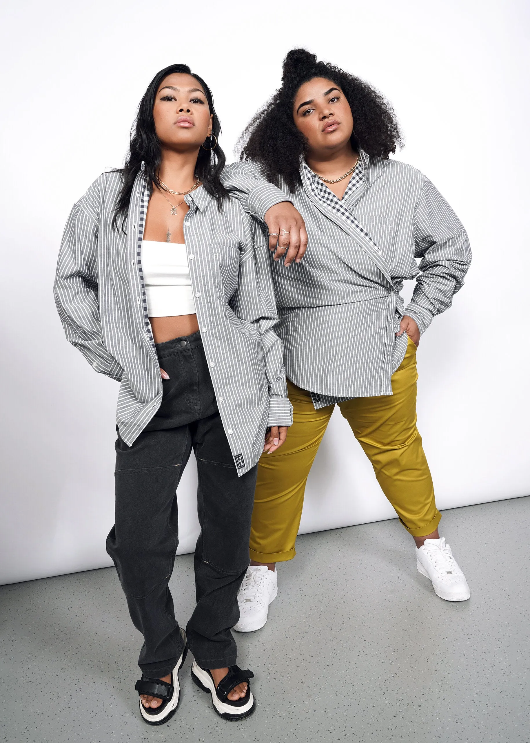 The Essential Long Sleeve Oversized Wrap Button Up