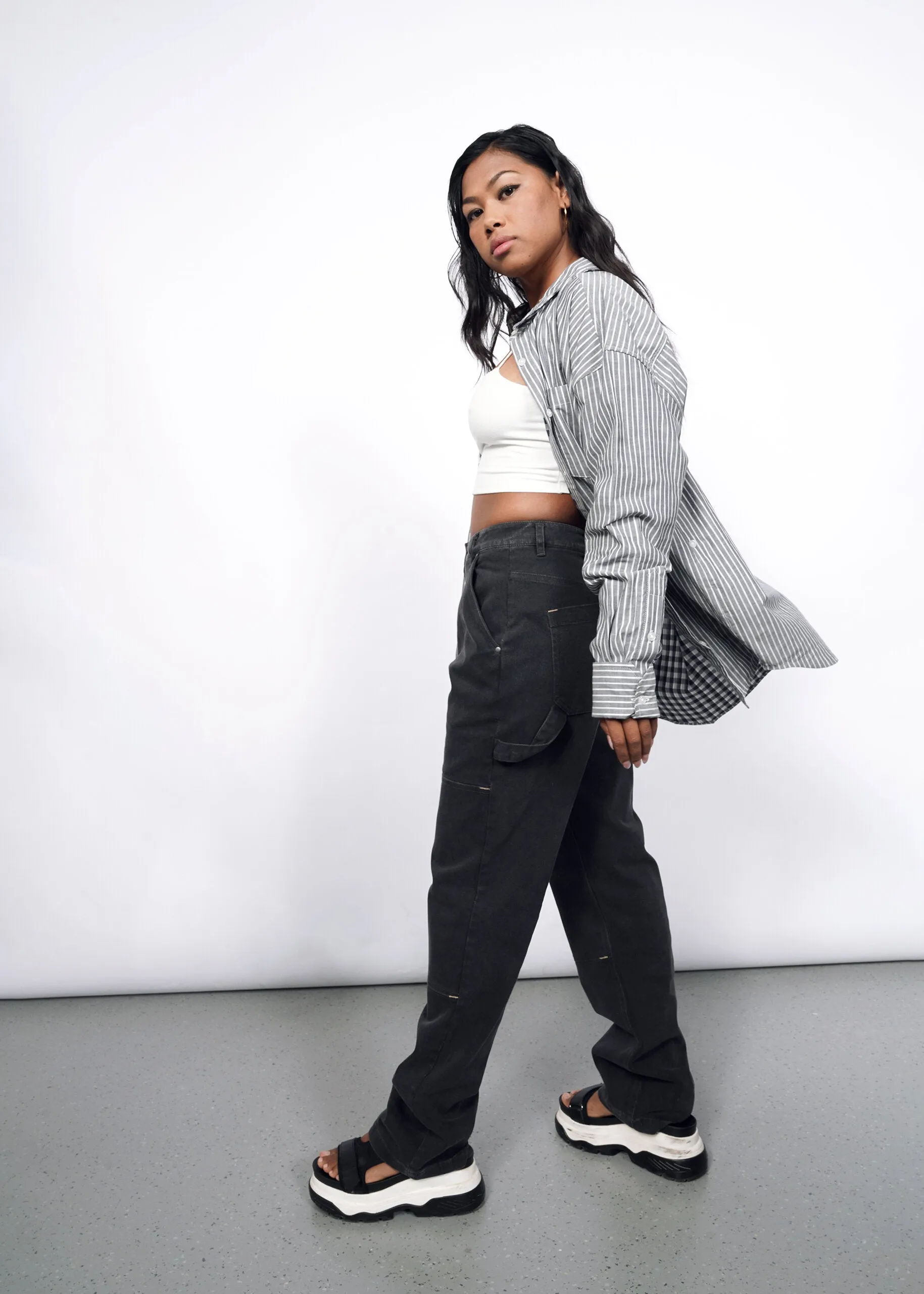 The Essential Long Sleeve Oversized Wrap Button Up