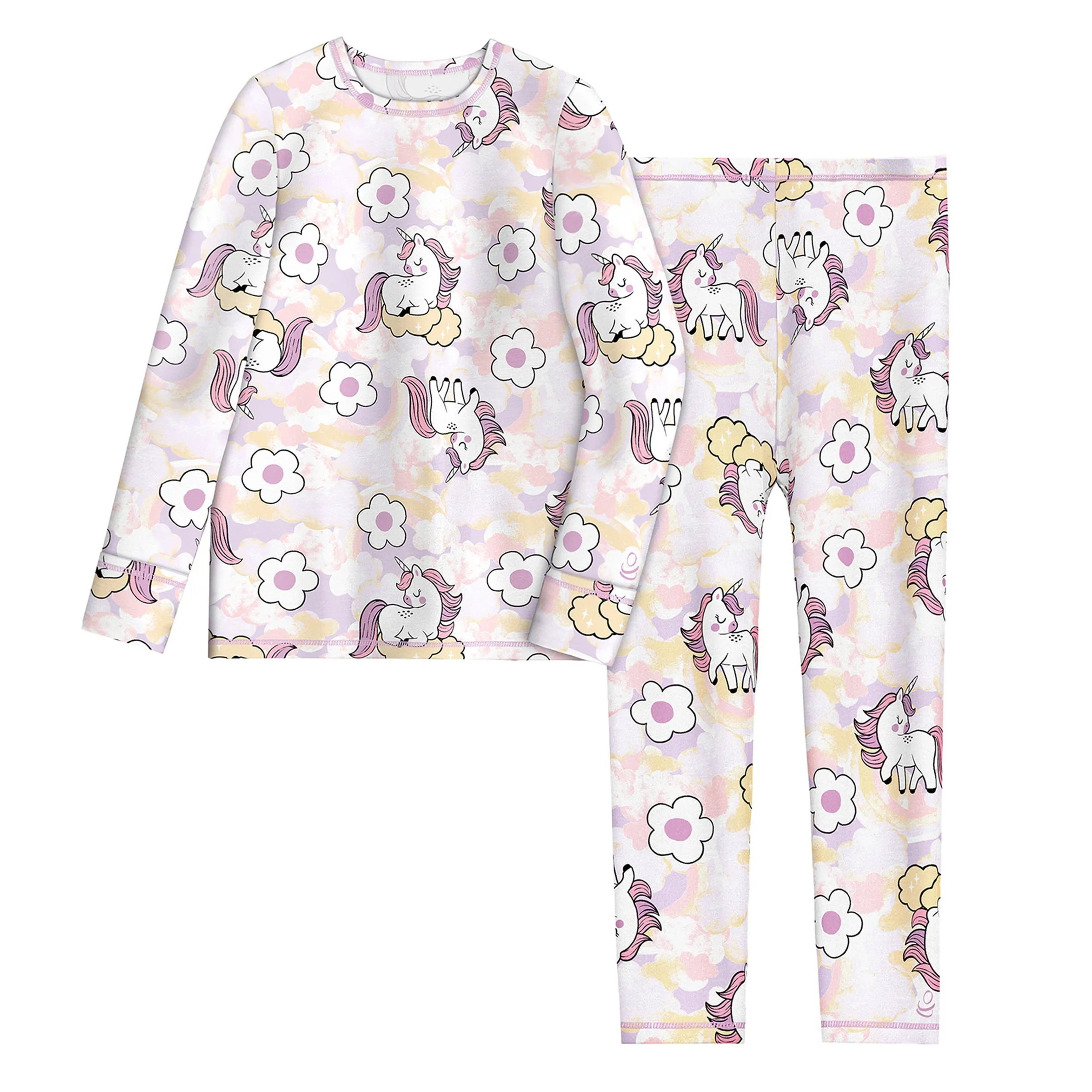 Toddler Girls Comfortech Stretch Poly 2 pc. Crew Set
