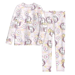 Toddler Girls Comfortech Stretch Poly 2 pc. Crew Set