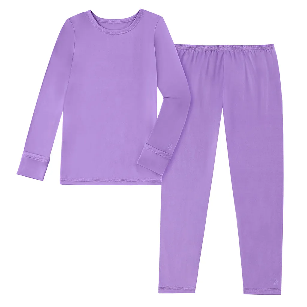 Toddler Girls Comfortech Stretch Poly 2 pc. Crew Set