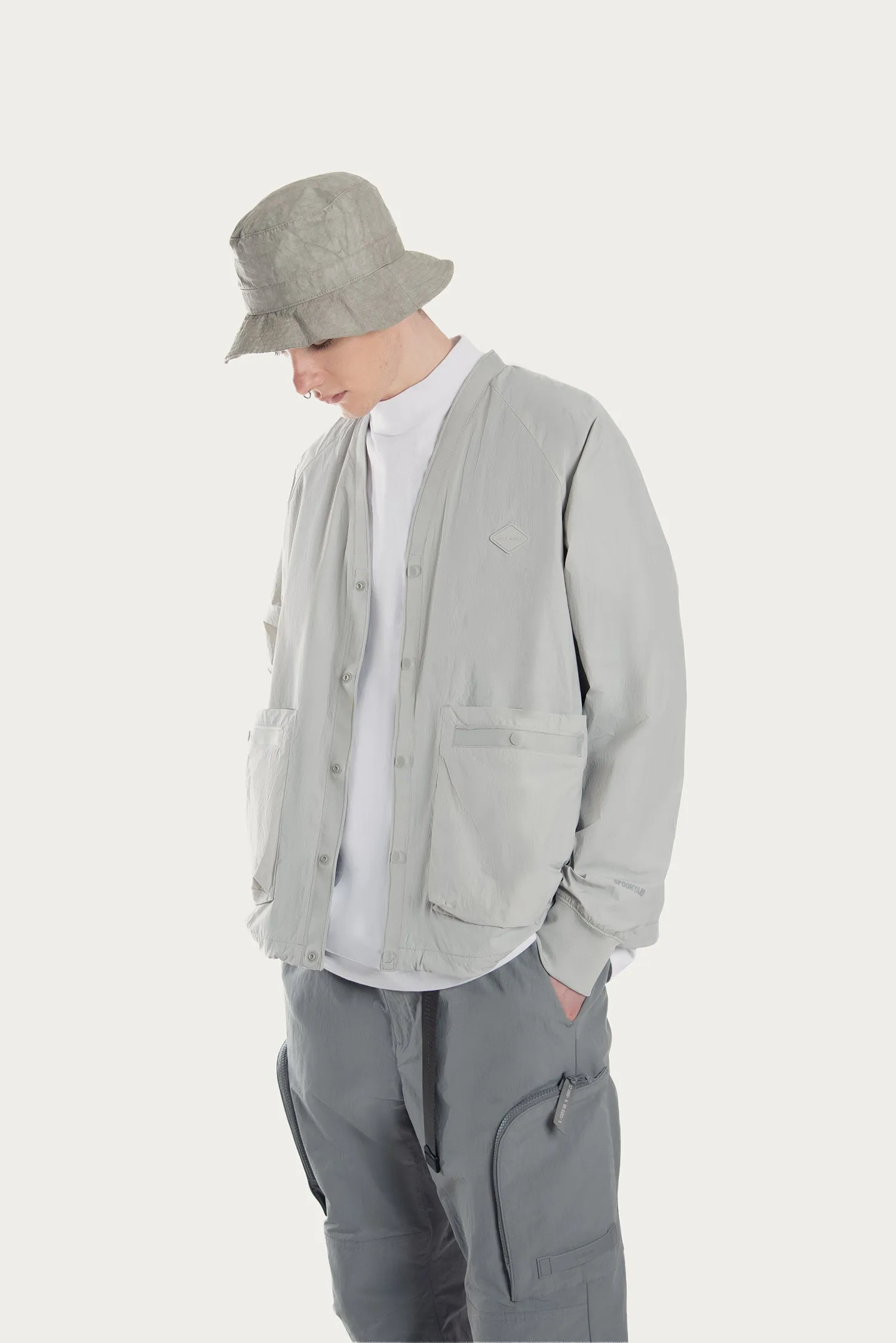 UNISEX FRONT TECH SHELL CARDIGAN
