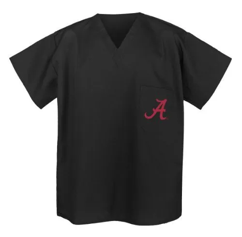 UNIVERSITY OF ALABAMA SCRUBS TOPS SHIRTS XL ALABAMA CRIMSON TIDE MEN LADIES