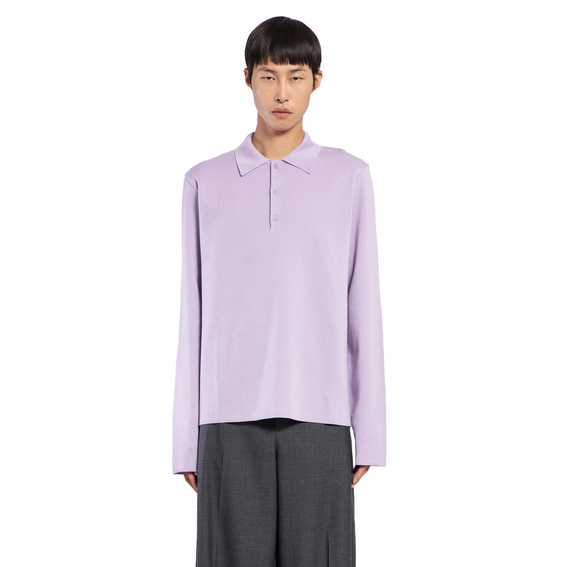 VALENTINO MAN PURPLE KNITWEAR